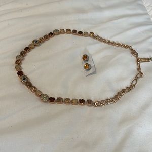 Mariana necklace and earrings.     SOLD